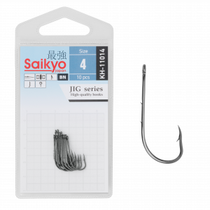 Крючки Saikyo KH-11014 Bait Holder BN № 4 (10шт) Крючки Saikyo KH-11014 Bait Holder BN № 4 (10шт)